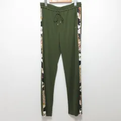 良品 Leonard Sport レオナールスポーツ サイドライン イージーパンツ サイズ42 グリーン レディース 古着 中古 USED