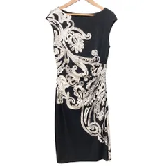 未使用 LAUREN RALPH LAUREN ローレンラルフローレン ワンピース サイズ4 ブラック レディース 古着 中古 USED