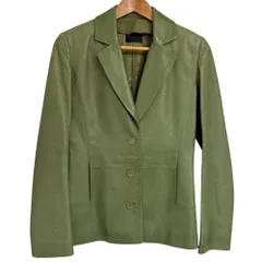 LOEWE ロエベ レザージャケット ヴィンテージ カーキ 男女兼用 LOEWE（レザージャケット）のフリマアイテム一覧