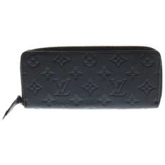 LOUIS VUITTON (ルイヴィトン) モノグラム アンプラント ポルトフォイユ クレマンス M60171 ブラック レザー ウォレット 財布