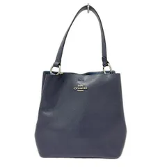 COACH(コーチ) ハンドバッグ グレイン レザー タウンバケット 91379 ダークネイビー レザー