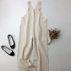 【美品・未使用・未洗濯】PAR ICI ベージュ サロペット フリーサイズ 美品・未使用・未洗濯】PAR ICI ベージュ サロペット フリーサイズ PAR