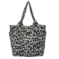 MARC BY MARC JACOBS(マークバイマークジェイコブス) トートバッグ - M3134184 黒×アイボリー×ライトグレー 豹柄