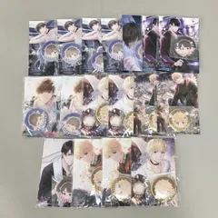 恋とプロデューサー くじメイト ポストカード＆缶バッジセット 17点まとめ ハク キラ ゼン 未使用 2512LT147