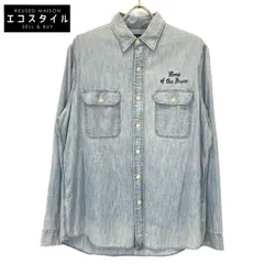 POLO RALPH LAUREN ポロ ラルフローレン ブルー バック刺繍 デニムシャツ M