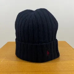 ポロラルフローレン リブワッチキャップ(ブラック/60cm)