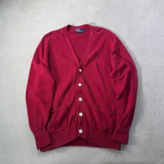 100 POLO RALPH LAUREN 90s コットン カーディガン