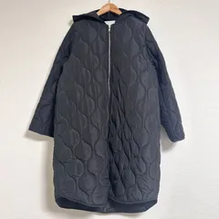 訳あり Emma Taylor エマテイラー 美シルエット3wayキルティングフードコート EM202110058R3 ボアライナー付き ブラック 38 ※撥水加工なし