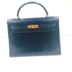 HERMES　エルメス　Kelly　ケリー32 Ⓖ刻印　2003年　ボックスカーフ　ゴールド金具　コルヴェール　：A3310