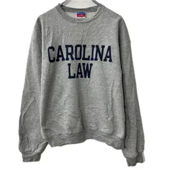 メキシコ製 Champion プリントスウェット トレーナー M グレー チャンピオン プルオーバー トップス 秋物 a712-6094