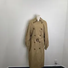 R00747 ZARA ザラ ベージュ トレンチコート ベルト付き ロング丈コート 予備ボタン付き Sサイズ