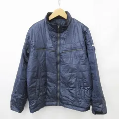 TULTEX タルテックス ジャンパー スタンドカラー ジップアップ 中綿 ネイビー 紺 3L 