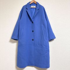 crst11さま専用 HERNO ウール 裏地なし コート ブルー - メルカリ