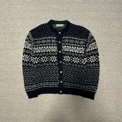 L.L.Bean USA製 ノルディックニットカーディガン