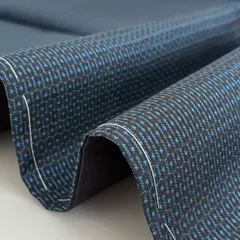 男性着物 本場大島紬 泥藍染 亀甲絣 正絹 着物 MK-2178