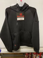 2025年秋冬新作　バートル　BURTLE　4110　エアーテックジップフーディー　35カラー　ブラック　限定品　パーカー