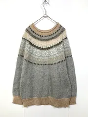 URBAN RESEARCH Sonny Label アーバンリサーチサニーレーベル LA67-22K002 求心ジャガードニット ニット セーター sizeF/グレー ◇■レディース