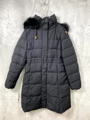 美品 Swingle スウィングル 07-1927102327 フォックスリアルファーダウン コート sizeS/黒  ◆■◎レディース