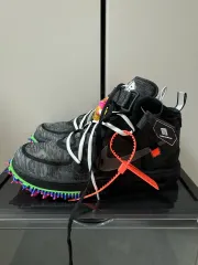 ナイキ x オフホワイト エアフォース 1 ミッド SP ブラック (サイズ 280)