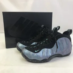 01w-5761 ナイキ NIKE  27.5cm AIR FOAMPOSITE ONE PRM エアフォームポジットワンプレミアム ブラック 575420-009  靴  【中古品】