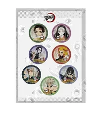 ufotable cafe 鬼滅の刃 コラボレーションカフェ 過去コースター柄ステッカー 柱合会議・ 超屋敷編B 竈門炭治郎 竈門禰豆子 胡蝶しのぶ 煉獄杏寿郎 宇随天元 不死川実弥 伊黒小芭内 グッズ ステッカー シール