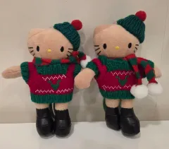 ロング足 ハローキティ クリスマス ぬいぐるみ キーホルダー セット