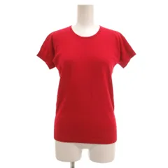 ジョンスメドレー JOHN SMEDLEY ニット カットソー S 半袖 コットン クルーネック 赤 レッド /NU ■ECT