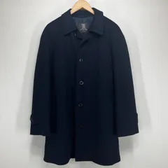 オンワード カシミヤ100%ステンカラーコート (ネイビー/Ｌ)のサムネイル