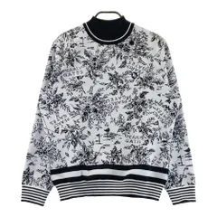 サイズ：6 PEARLY GATES パーリーゲイツ 2022年 ハイネック ニットセーター 花柄 ホワイト系 [240101580797] ゴルフウェア メンズ ストスト