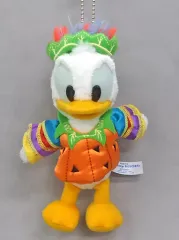 【中古】ぬいぐるみ ドナルドダック(ハロウィーン・ポップンライブ) ぬいぐるみバッジ 「ディズニー・ハロウィーン2017」 東京ディズニーランド限定