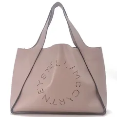 ステラマッカートニー トートバッグ ポーチ 革 ピンク 旅行 マザーズ パンチング FY352