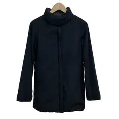 AMACA(アマカ) ダウンコート サイズ38 M レディース - ダークネイビー×黒 長袖/リバーシブル/冬