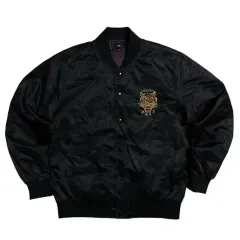 OBEY タイガー エンブロイダード サテン ブルゾン (M)