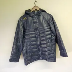 M12018 MIZUNO ミズノ Global Elite グローバルエリート フード付 ダウンジャケット M ネイビー 長袖 野球 スポーツ 秋冬 アウター