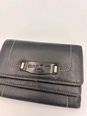 ◾️COMME CA DU MODE レザー 二つ折り財布 ブラック