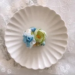 【24時間以内発送】お花のヘアクリップ 髪飾り　キッズ　子供