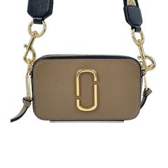 希少·美品 MARC JACOBS スナップショット蛇柄レザー ショルダーバッグ 