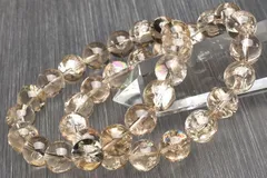 虹入り◇スモーキー レモンクォーツ　9.5mm　ブレスレット 1個売り パワーストーン 天然石 _B1523-95