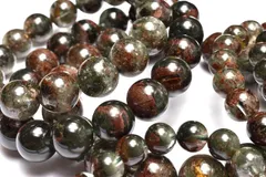 満杯内包 レッドグリーンガーデンクォーツ　10mm　ブレスレット 1個売り パワーストーン 天然石 _BG6098-10