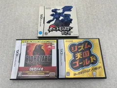 ▼ポケットモンスター ホワイト　バイオハザード デッドリーサイエンス　リズム天国 ゴールド　ニンテンドーDS　ソフト　3点