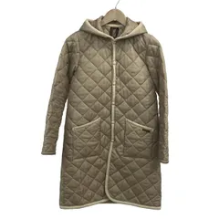 LAVENHAM(ラベンハム) コート サイズ36 S レディース美品 - ベージュ×アイボリー 長袖/キルティング/中綿/秋/冬