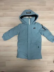 (新品)ニューバランス キッズ グース(ガチョウ)ダウンジャケット ロング丈 130 ミント