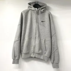 【中古】Supreme×NIKE Zip Up Hooded Sweatshirt サイズS HF9633-063 グレー ジップパーカー シュプリーム×ナイキ[17]