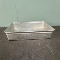 1700 ②2個セット 蓋付 レトロなアルミケース バット 収納箱