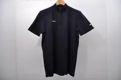 中古 メンズ パーリーゲイツ PEARLY GATES 半袖シャツ 4(M) 紺 ネイビー ハーフジップ 格子柄