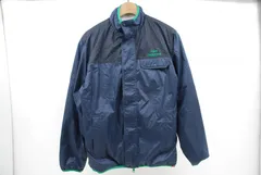 中古 メンズ ニューバランスゴルフ New Balance golf ブルゾン 5(L) 紺 白×グレー 長袖 リバーシブル