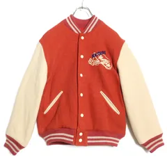 ネイチャートレイル ピンクハウス★レア♪ブルゾン サイズS オレンジ×ベージュ系 さがらワッペン&刺繍♪z16690