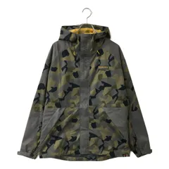 中古 メンズ ニューバランスゴルフ New Balance golf ジャケット 6(LL) グレー 長袖ダブルジップアウター シェルパーカー 総柄