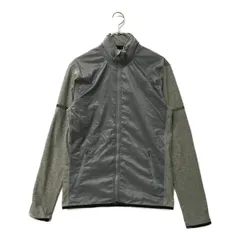 中古 メンズ ニューバランスゴルフ New Balance golf フルジップアウター S グレー 長袖ダブル 春秋 2WAY