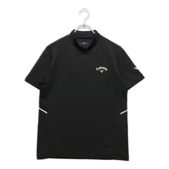 中古 メンズ キャロウェイ Callaway 半袖シャツ M 黒  ブラック  モックネックカットソー